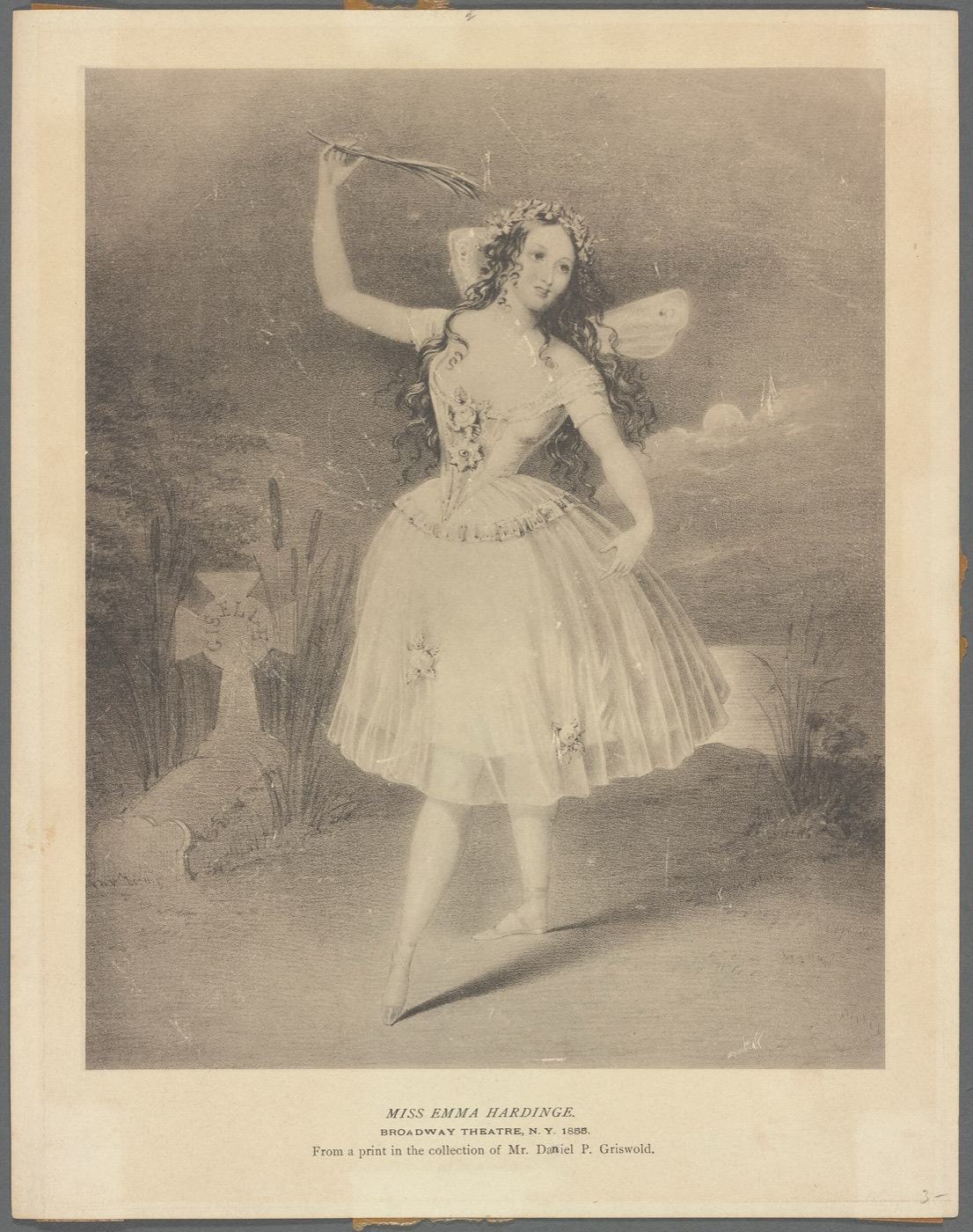 Emma Hardinge, c. 1860.