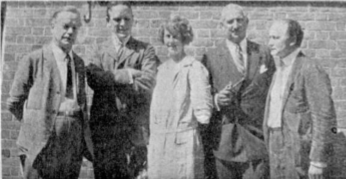Walter Franklin Prince, Mina Crandon, and Houdini.