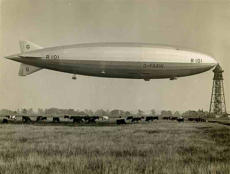 R101 at the mast.