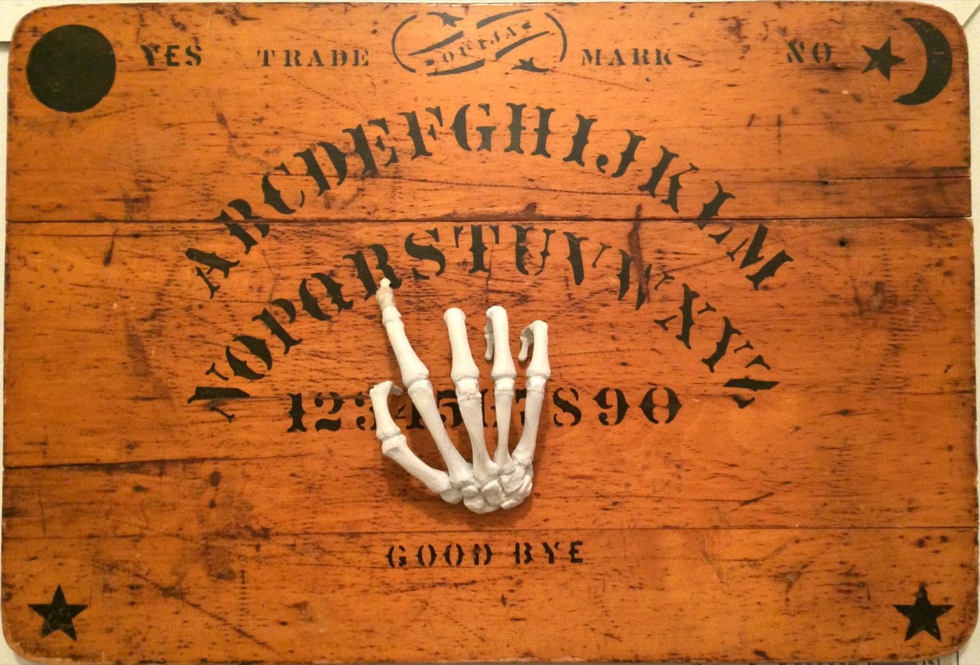 My skeletal hand on a pre-trademark Kennard board